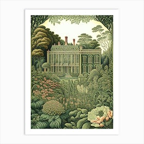 Longue Vue House And Gardens, Usa Vintage Botanical Art Print