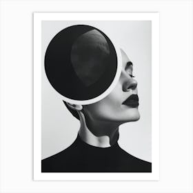 b&w minimalism as photography Art Print