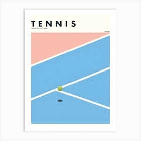 Tennis Art Print