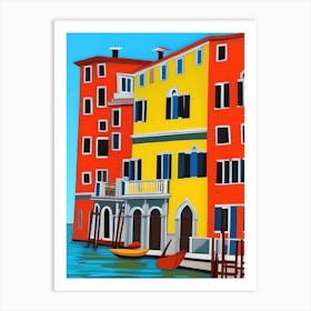 Venice Architecture Acrylic Painting Art Print