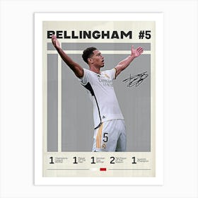 Jude Bellingham 6 Art Print