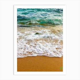 Ocean Waves On The Beach 20191011 35pub Art Print