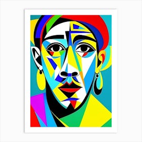 Face Of Man Art Print