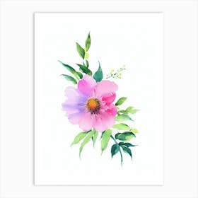 Bourvardia Watercolour Flower Art Print