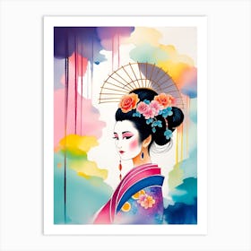 Geisha 10 Art Print