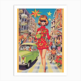 Fantasy Holidays In Italy Kitsch 0 Art Print