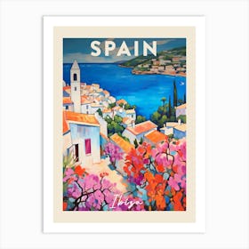 Ibiza Spain 6 Fauvist Painting  Travel Poster Art Print