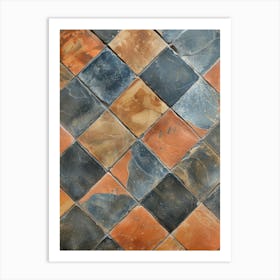 Tiled Floor Art Print