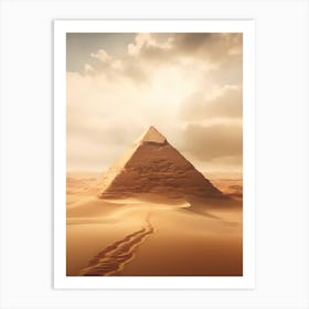 Pyramid Stock Videos & Royalty-Free Footage Art Print