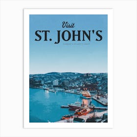 Visit St John'S Art Print