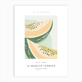 Honeydew Melon Le Marche Fermier Poster 2 Art Print