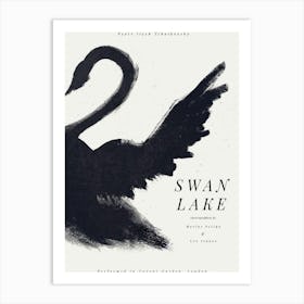 Swan Lake Art Print