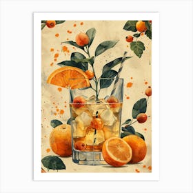 Aperol Spritz Orange 42 Art Print