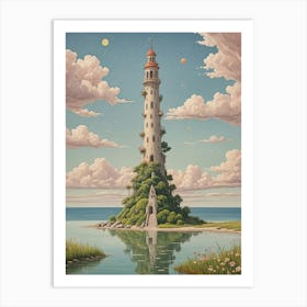 Secret Tower Art Print