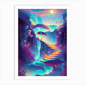 Psychedelic Painting 7 Art Print