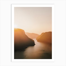 Mountain Lake Sunrise Art Print