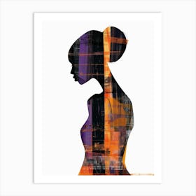 Silhouette Of A Woman 23 Art Print