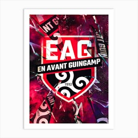 En Avant De Guingamp 1 Art Print