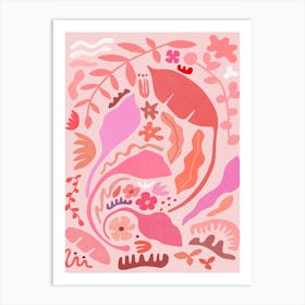 Pink Garden Art Print