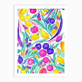 Anaheim Pepper Marker vegetable Art Print