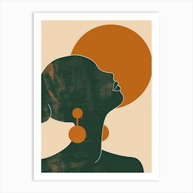 Silhouette Of A Woman 87 Art Print