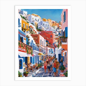 Santorini Art Print