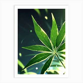 Marijuana Leaf 2 Art Print