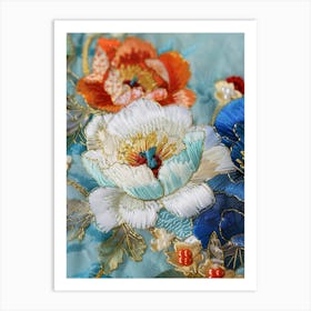 Chinese Embroidery 9 Art Print