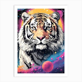 Space Tiger Art Print