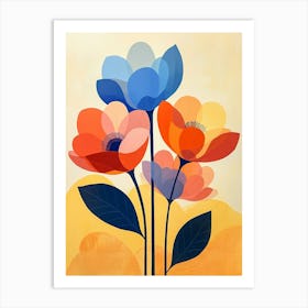 Colorful Flowers 18 Art Print