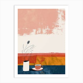 Atomic Memories Mid Century Style 1 Art Print