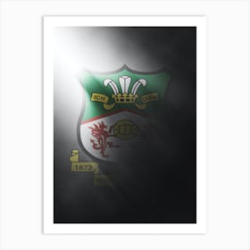 Wrexham Football Poster Art Print