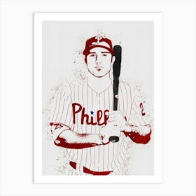 Chase Utley Art Print