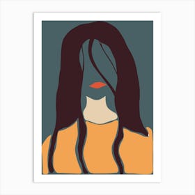 Portrait Of A Woman 16 Art Print