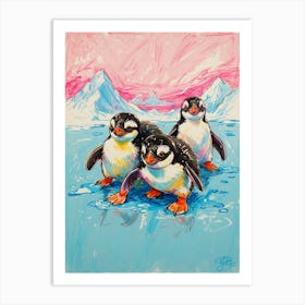 Penguins 3 Art Print