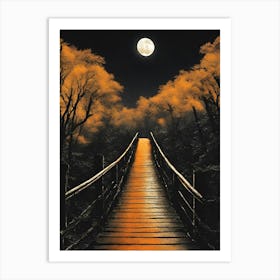 Bridge To The Moon 2 Art Print
