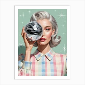 Disco Girl 4 Art Print