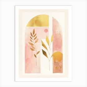 Gold Letter I Art Print