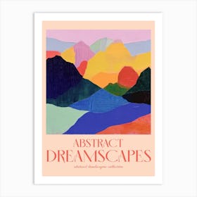 Abstract Dreamscapes Landscape Collection 08 Art Print