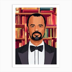 Jeffrey Wright Illustration Movies Art Print