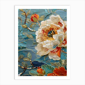 Chinese Embroidery 71 Art Print