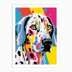 Pop Art Dalmation 6 Art Print