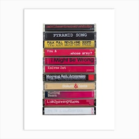 Radiohead Amnesiac - Cassette Print Music Poster Art Print