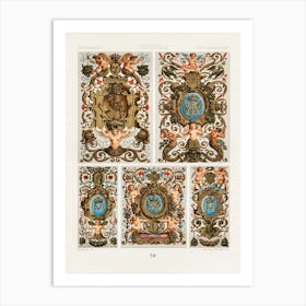 17th Century Pattern, Albert Racine (2) 1 Art Print