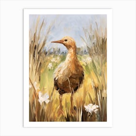 Bird Painting Kiwi 3 Art Print