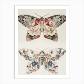 Radiant Butterflies William Morris Style 10 Art Print