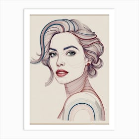 Portrait Of A Woman 62 Art Print