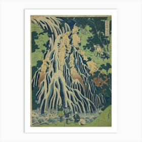 Kirifuri Falls At Mount Kurokami In Shimotsuke Province, Katsushika Hokusai Art Print