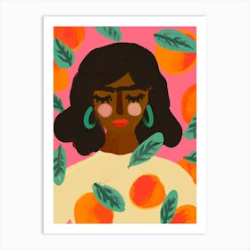 Fruits Rain Art Print