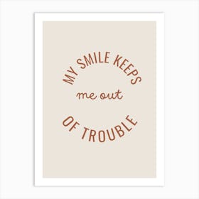 My Smile Art Print